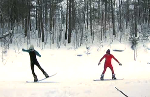 Cross Country Snowboarding