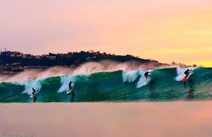 California Winter Surf Lights Up - Part I Photo 0013