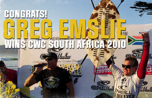 Greg Emslie Wins ASP Cold Water Classic: South Africa