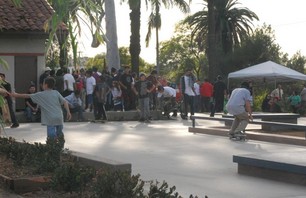 Opening Day at Rob Dyrdek\'s New Boyle Heights Skate Plaza Photo 0001