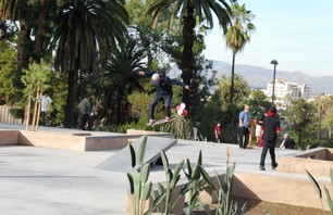 Opening Day at Rob Dyrdek\'s New Boyle Heights Skate Plaza Photo 0003