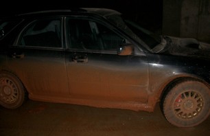 Kenny Bartram Mudding in the Subie