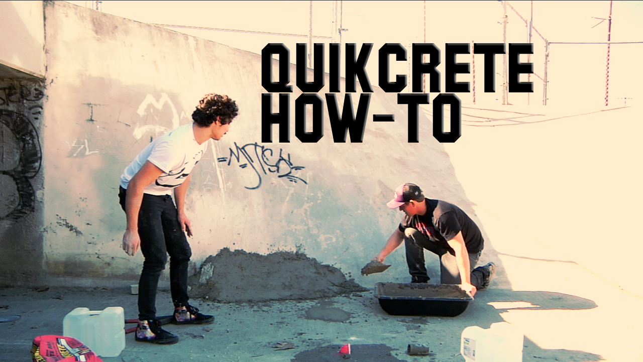 How-To Quikcrete A Spot!