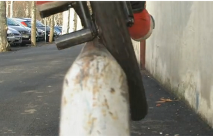Luc Legrand gets buck on a flat rail