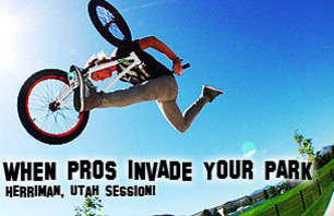 When Pros Invade Your Park! SLC Pre-Dew Vid.