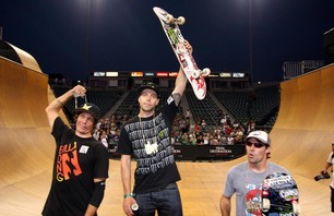 X Games 15 Skate Vert Finals Podium