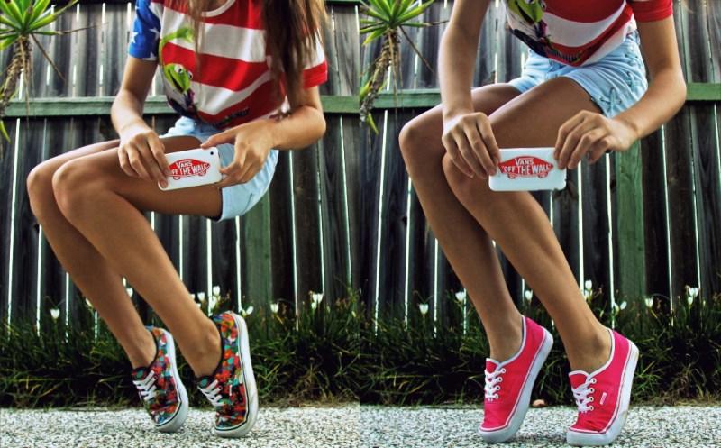 Leggy Lasses in Vans (w/video)