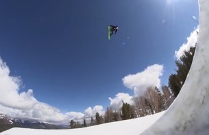 Tyler Flanagan and Brock Crouch at Mammoth Mountain