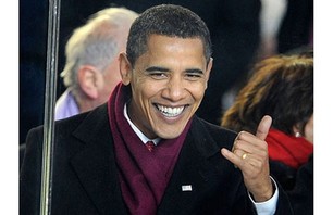 President Barack Obama Dropping a Shaka