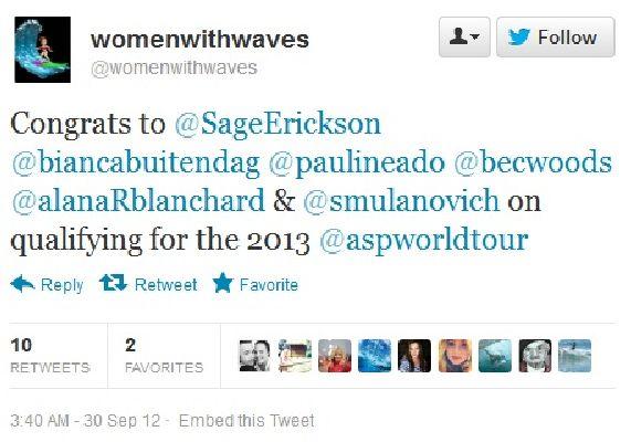 The Twitter Snap: The Latest and Most Interesting Tweets from Pro Surfers