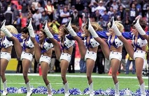 The Dallas Cowboy Cheerleaders and Rock Solids
