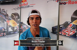 Rickie Fowler Heads Out To Red Bull\'s F1 Race