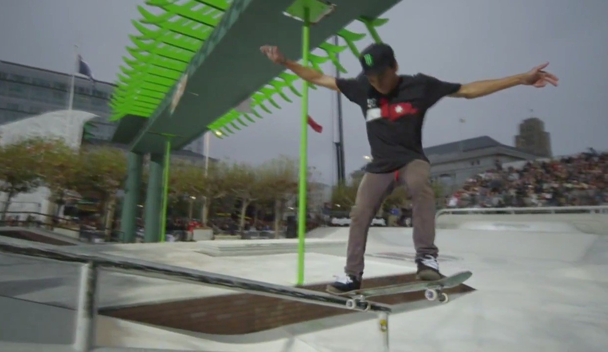 Skate Street Semi-Finals Highlights feat. Chaz Ortiz, Nyjah Huston - Dew Tour San Francisco 2012