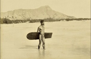 First Photo of a Surfer (1890)