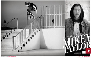 Mike Taylor Signs to DC Skate Team