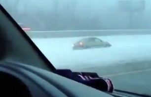 Crazy Drivers in Snowstorms