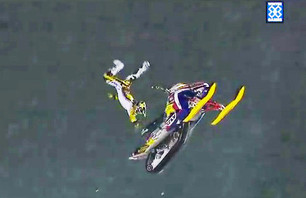 Watch Scary Snowmobile Crash at Winter X