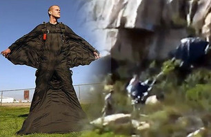 MUST WATCH - Wingsuit Flier Jeb Corliss Crashes Mid-flight