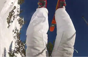 Sweet Ski Crash to Start your Day