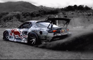 The Red Bull Mazda RX-7 Drifts Across New Zealand’s Crown Range