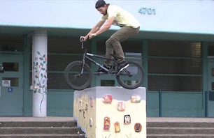 Watch Eric Bahlman Unbuttons Shirt While Pulling off a Trick