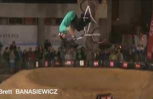 Brett Banasiewicz Pulling Out all the Stops to Top the BMX Dirt Podium at FISE