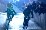 Watch Mountain Bikes Bomb Red Bull Crashed Ice Course!