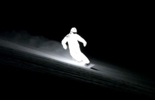L.E.D. lit Snowboarder is a Marvel