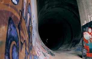 Preparing for the first ever BMX full loop