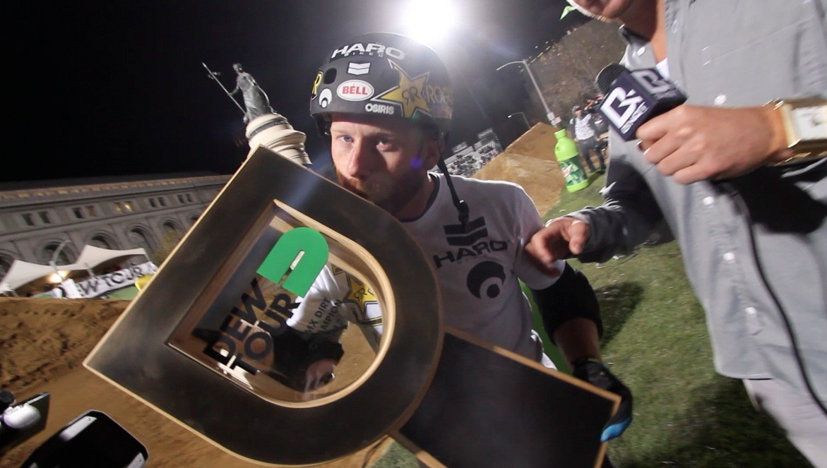 Dew Tour San Fran - Ryan Nyquist - BMX Dirt Champion with Big Daddy