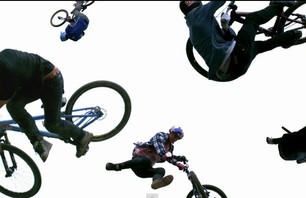 Slo Mo Mountain Bikers Love Guy in the Sky