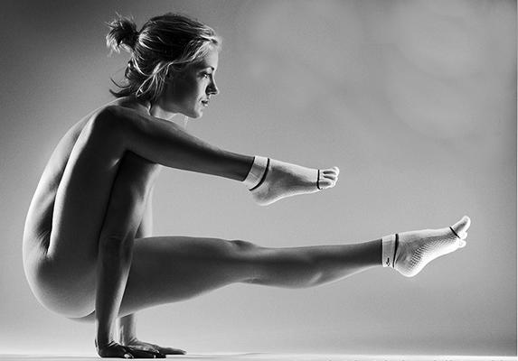 Powerful Black and White Yoga Poses