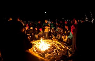 Fire pit in Mammoth
