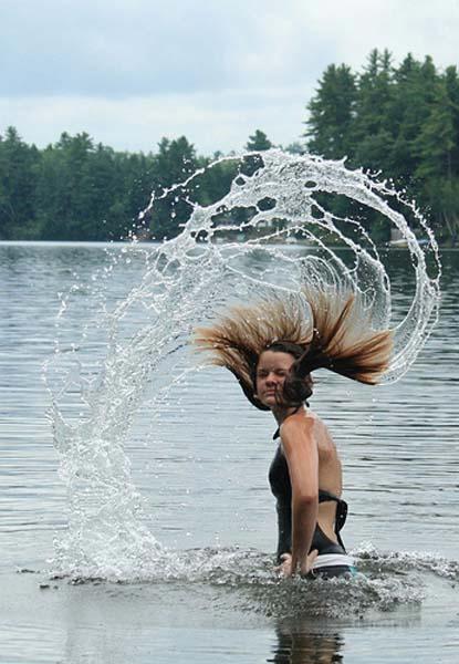 Hot Girl + Hair Toss = Amazing