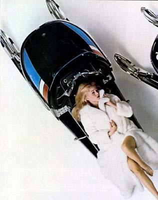 70s Starlets on Old School Snowmobiles