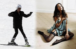 Awkward Celebrity Skiing Photos Photo 0003