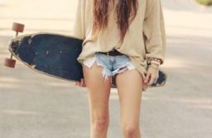Girls with Skateboards Gallery Part 2