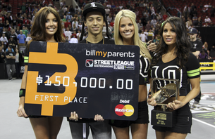 Nyjah Huston Wins Street League in Seattle