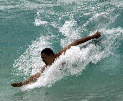 Obama, I wanna go Surfing Video