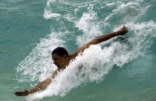 Obama, I wanna go Surfing Video