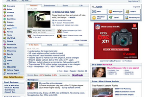 Corey Martinez on the yahoo homepage