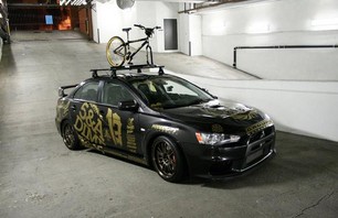 5&A Dime x Hypebeast Lancer Evo Taking Part in Gumball Rally