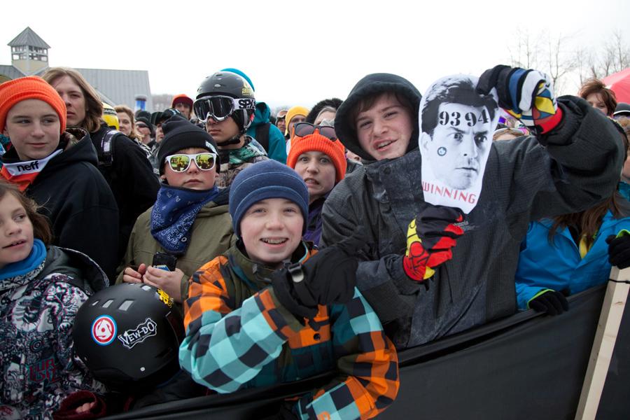Podium at Burton US Open