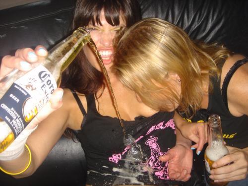 Drink it in! It\'ll get u going! Everyone loves a pretty girl. CHEERS BEAUTIES !!!