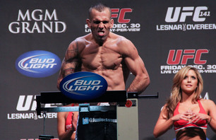 MMAjunkie.com takes you inside the UFC 141 Prelim Weigh Ins