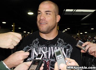 Tito Ortiz at UFC 148 open workouts