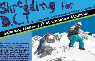 Shredding for DCT -- fundraiser for Shreddy Times\' Danny Toumarkine at Cranmore Mountain