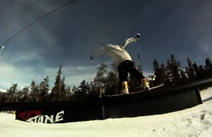 Austin Sweetin and Daniel Ek park laps at Keystone