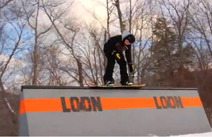 Dylan Dragotta and Mike Ravelson take early season park laps at Loon