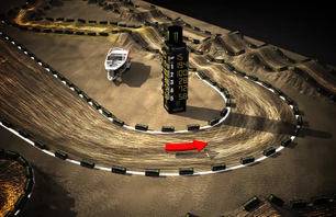 Los Angeles Animated Track Map